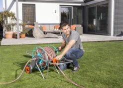 Gardena Metalen Slangenwagen 100 -Stanle Gardena Winkel 4078500267403