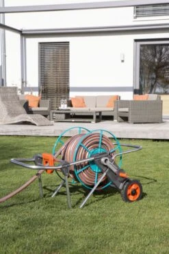 Gardena Metalen Slangenwagen 100 -Stanle Gardena Winkel 40785002674031