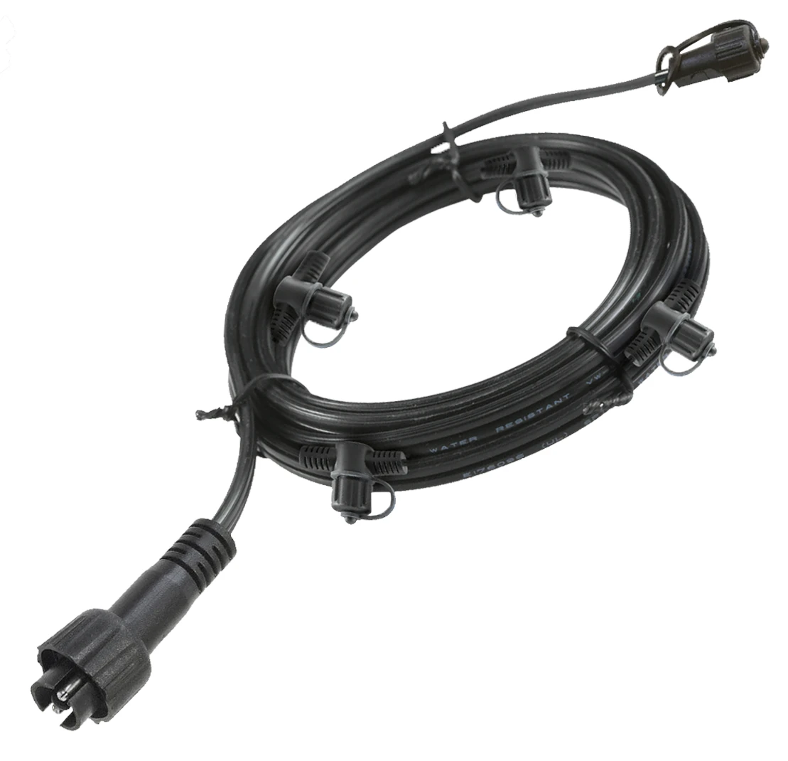 Garden Lights Hoofdkabel 15 M Kabel 6 Aansluitingen 2 Garden Lights Hoofdkabel 15 M Kabel 6 Aansluitingen