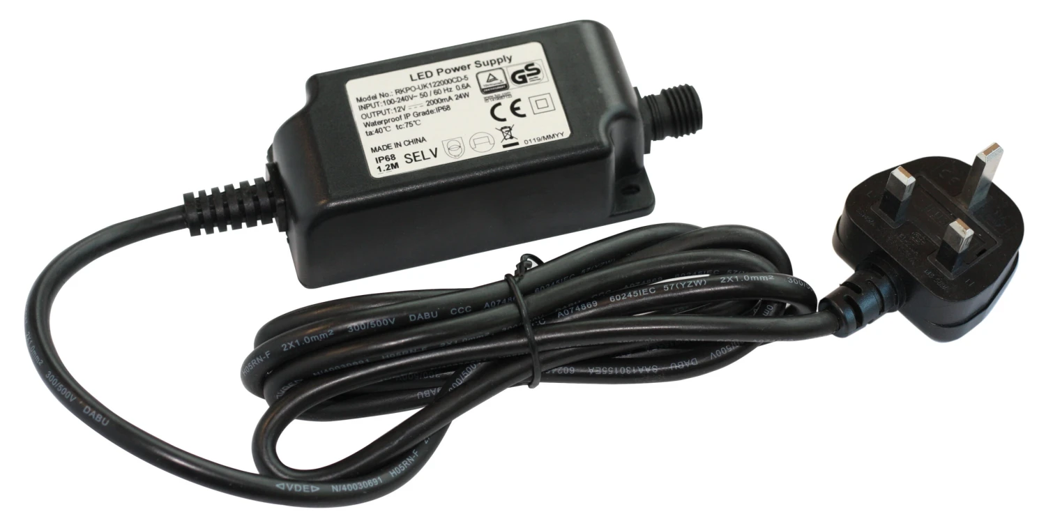 Garden Lights Transformator 12V 24W 4 Garden Lights Transformator 12V 24W - Afbeelding 2